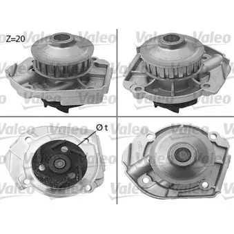 Pompe à eau VALEO 506397