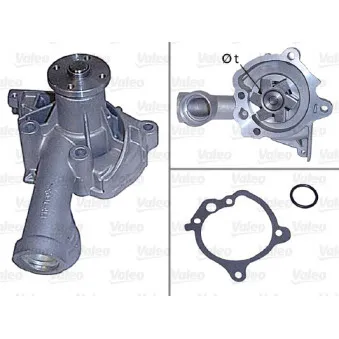 Pompe à eau VALEO 506404