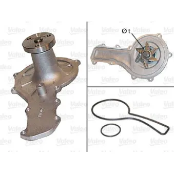 Pompe à eau VALEO 506455