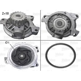 Pompe à eau VALEO 506488