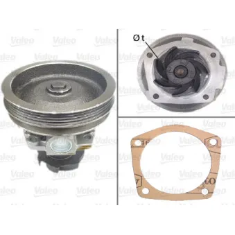 Pompe à eau VALEO 506519