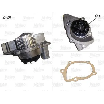 Pompe à eau VALEO 506531