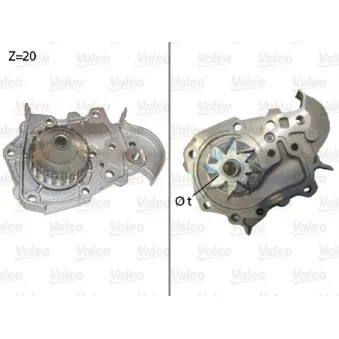 Pompe à eau VALEO 506573
