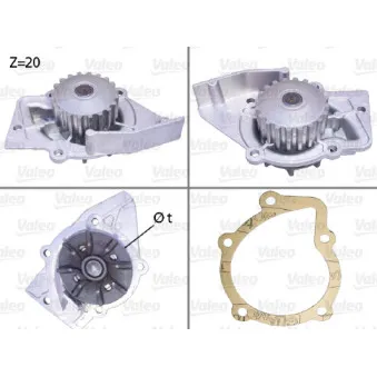 Pompe à eau VALEO 506575