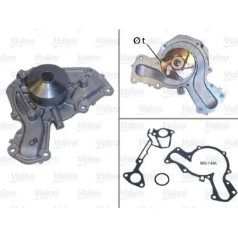 Pompe à eau VALEO 506633