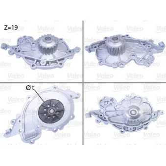 Pompe à eau VALEO 506637