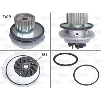 Pompe à eau VALEO 506648