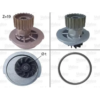 Pompe à eau VALEO 506649