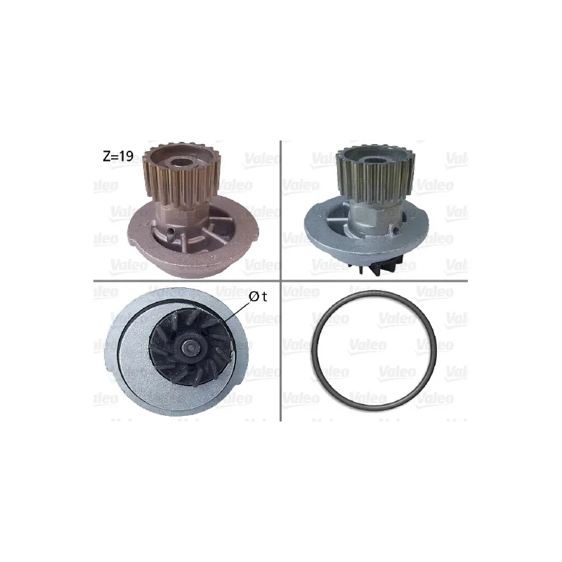Pompe à eau VALEO 506649