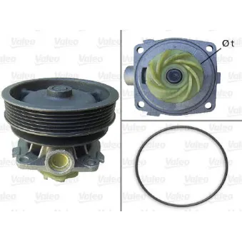 Pompe à eau VALEO 506670