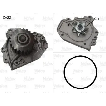 Pompe à eau VALEO 506680