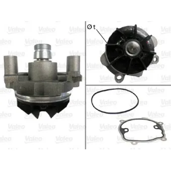 Pompe à eau VALEO 506709