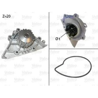 Pompe à eau VALEO 506720