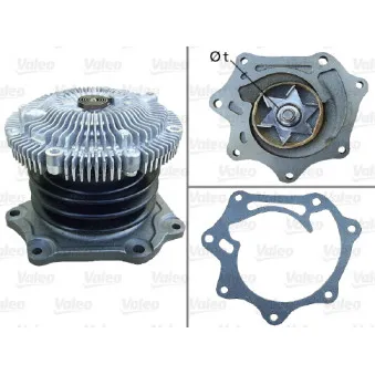 Pompe à eau VALEO 506733