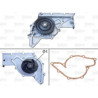 Pompe à eau VALEO 506781