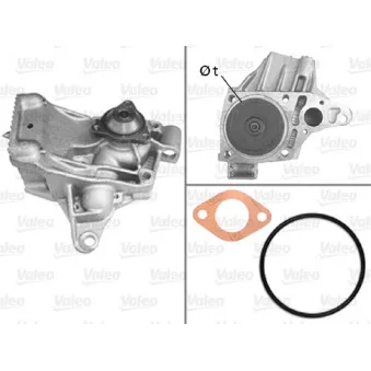 Pompe à eau VALEO 506783