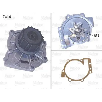 Pompe à eau VALEO 506853
