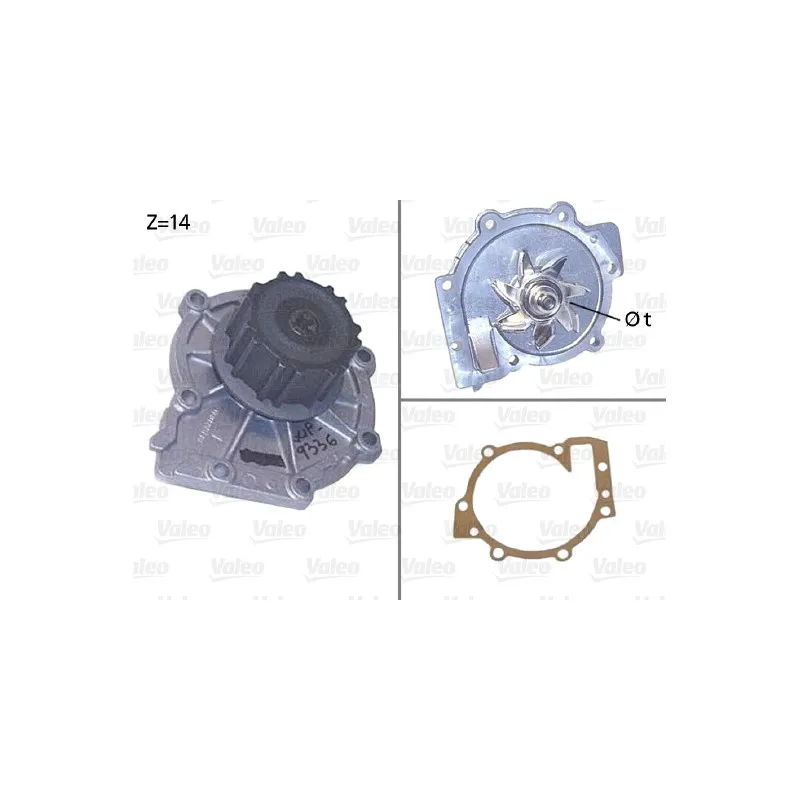 Pompe à eau VALEO 506853