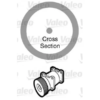 Joint d'étanchéification, conduite de réfrigérant VALEO 509147