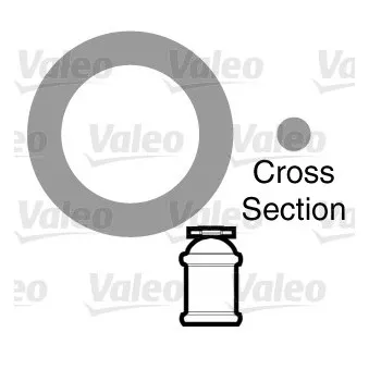 Joint d'étanchéification, conduite de réfrigérant VALEO 509169