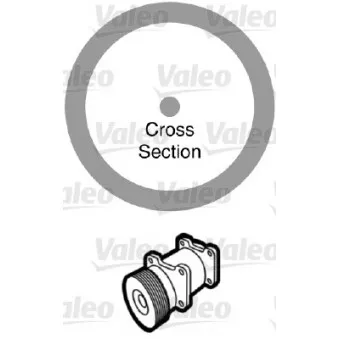 Joint d'étanchéification, conduite de réfrigérant VALEO 509175