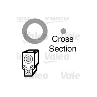 Joint d'étanchéification, conduite de réfrigérant VALEO 509183