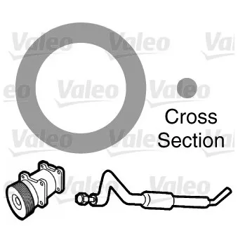Joint d'étanchéification, conduite de réfrigérant VALEO 509300