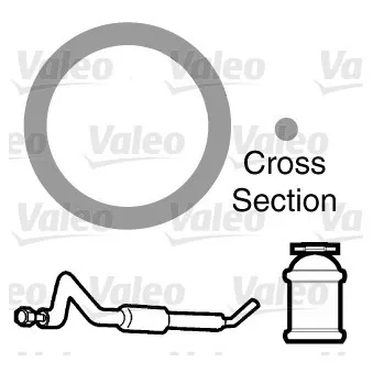 Joint d'étanchéification, conduite de réfrigérant VALEO 509304