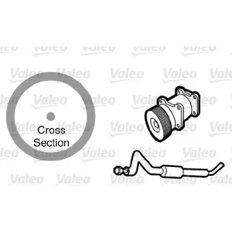 Joint d'étanchéification, conduite de réfrigérant VALEO 509763