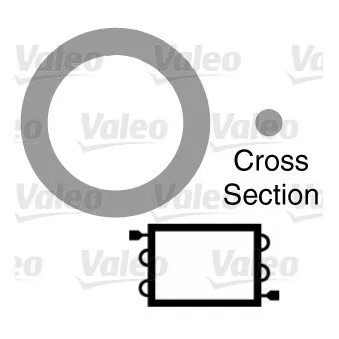 Joint d'étanchéification, conduite de réfrigérant VALEO 509769