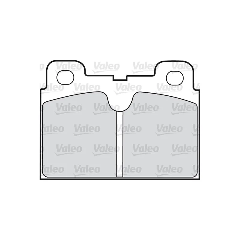 Jeu de 4 plaquettes de frein avant VALEO 540111