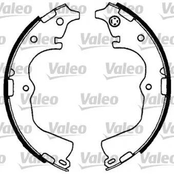 Jeu de mâchoires de frein VALEO 562751
