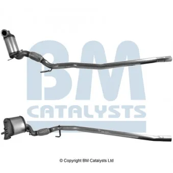 Filtre à particules / à suie, échappement BM CATALYSTS BM11143P
