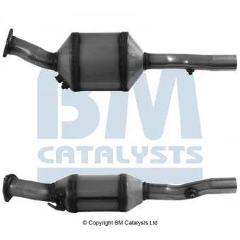 Filtre à particules / à suie, échappement BM CATALYSTS BM11151P