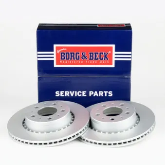 Jeu de 2 disques de frein avant BORG & BECK BBD4038