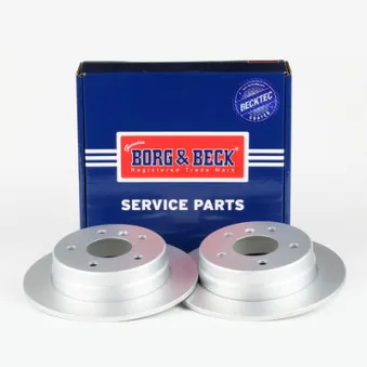 Jeu de 2 disques de frein arrière BORG & BECK BBD4289