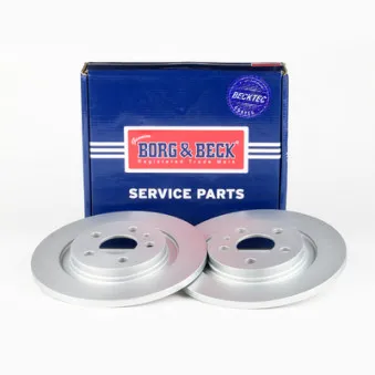 Jeu de 2 disques de frein arrière BORG & BECK BBD4308