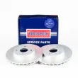 Jeu de 2 disques de frein avant BORG & BECK BBD4330 - Visuel 1