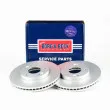 Jeu de 2 disques de frein avant BORG & BECK BBD4338 - Visuel 1