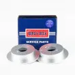Jeu de 2 disques de frein arrière BORG & BECK BBD4366 - Visuel 1