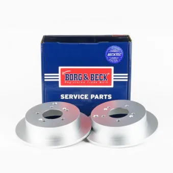 Jeu de 2 disques de frein arrière BORG & BECK BBD4366