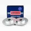 Jeu de 2 disques de frein avant BORG & BECK BBD4379 - Visuel 1