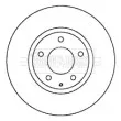 Jeu de 2 disques de frein avant BORG & BECK BBD4651 - Visuel 2