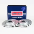 Jeu de 2 disques de frein avant BORG & BECK BBD4656 - Visuel 2