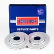 Jeu de 2 disques de frein avant BORG & BECK BBD5109 - Visuel 2