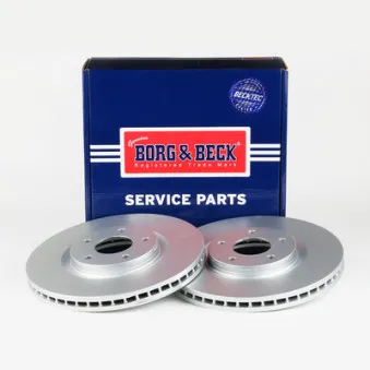 Jeu de 2 disques de frein avant BORG & BECK BBD5162