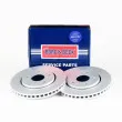 Jeu de 2 disques de frein avant BORG & BECK BBD5402 - Visuel 1