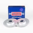 Jeu de 2 disques de frein avant BORG & BECK BBD5549 - Visuel 2