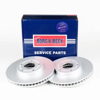 Jeu de 2 disques de frein avant BORG & BECK BBD5550