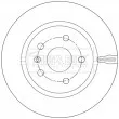 Jeu de 2 disques de frein arrière BORG & BECK BBD5552 - Visuel 2